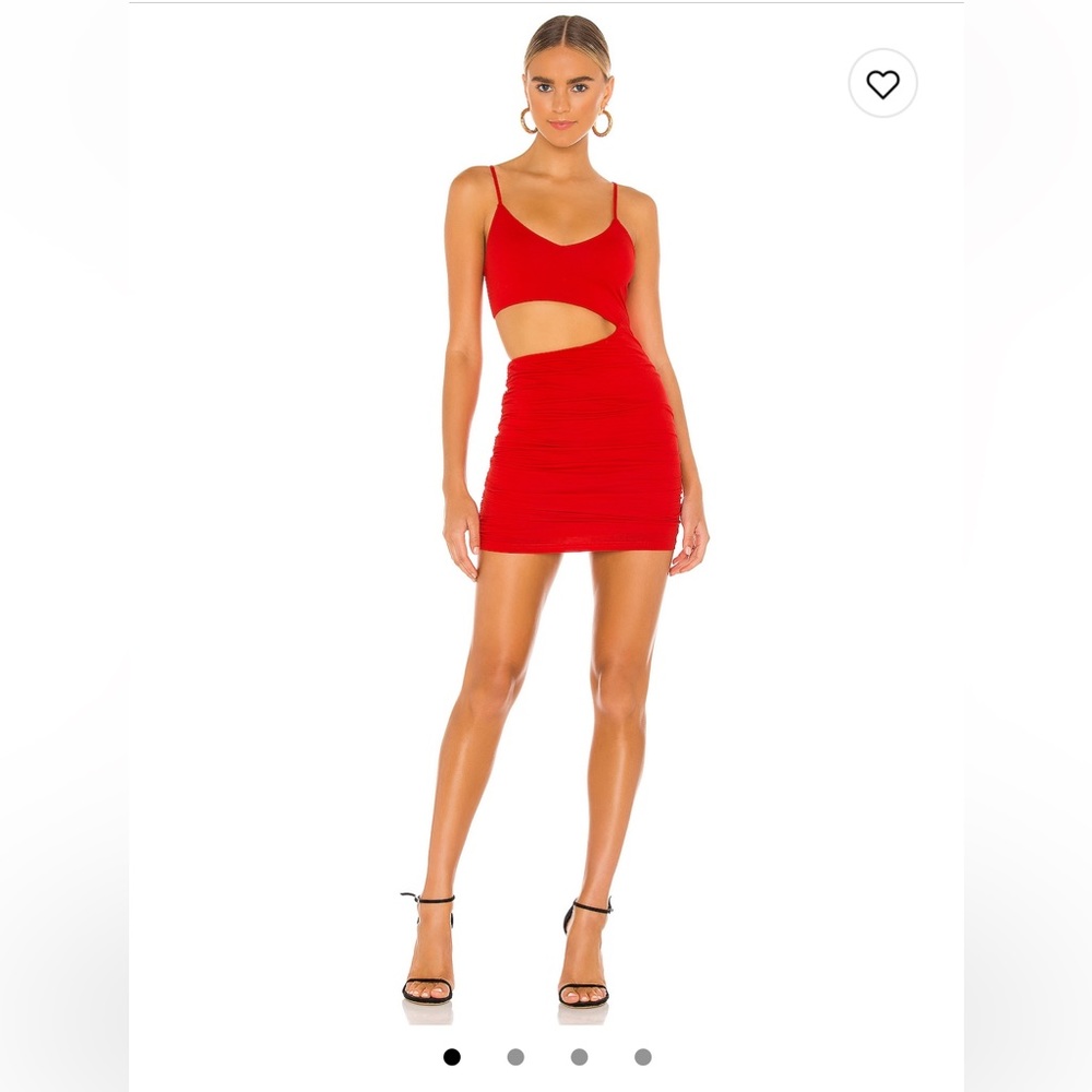Superdown Darcey Ruched Mini Dress